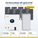 Kit fotovoltaic off-grid Growatt 6kW – 8 panouri 595W + acumulator LiFePO4 16 kWh Kit fotovoltaic off-grid Growatt 6kW – 8 panouri 595W + acumulator LiFePO4 16 kWh